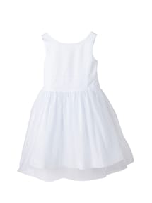 Festliches Mädchenkleid, Satin und Tüll
