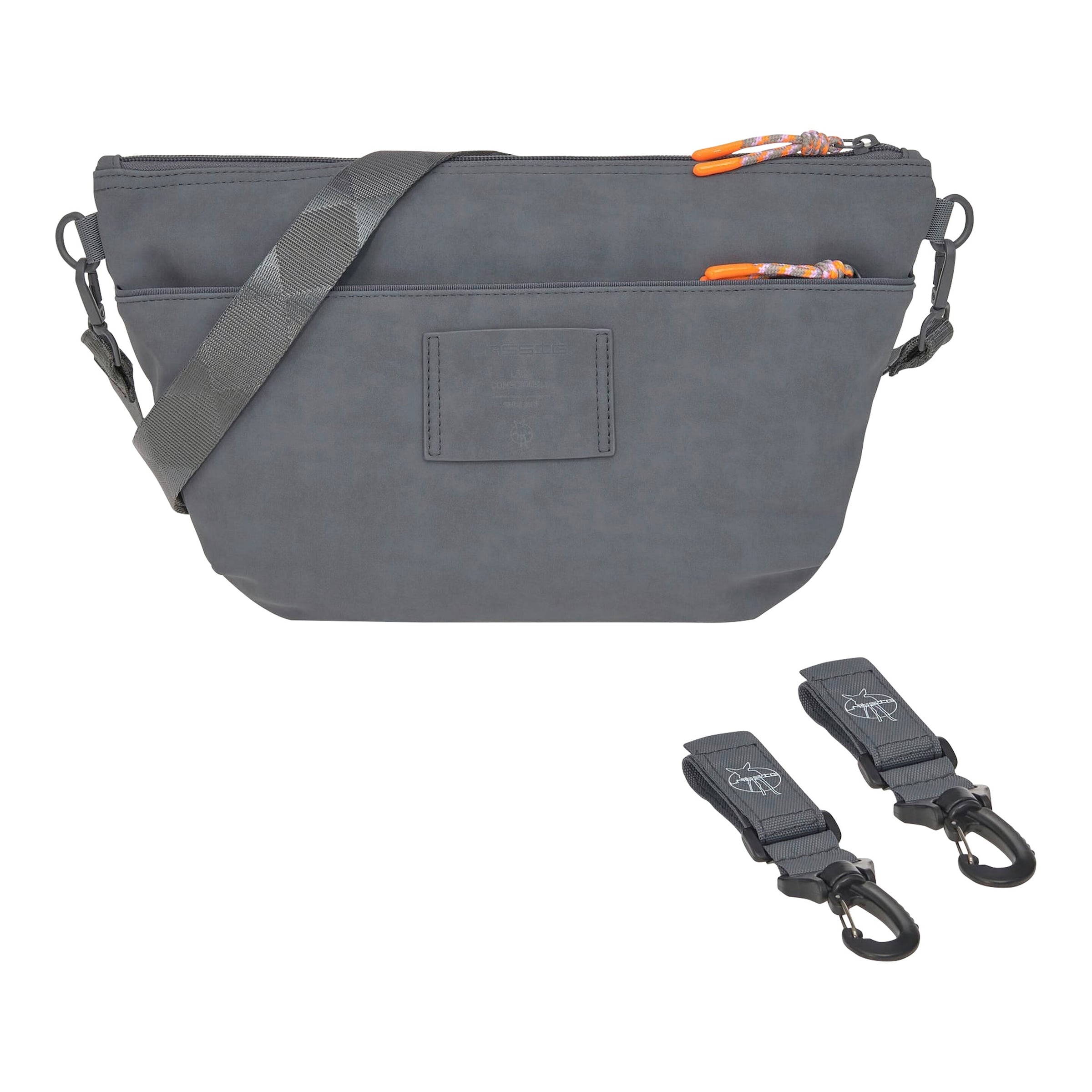 Lassig Sac de rangement pour poussette gris