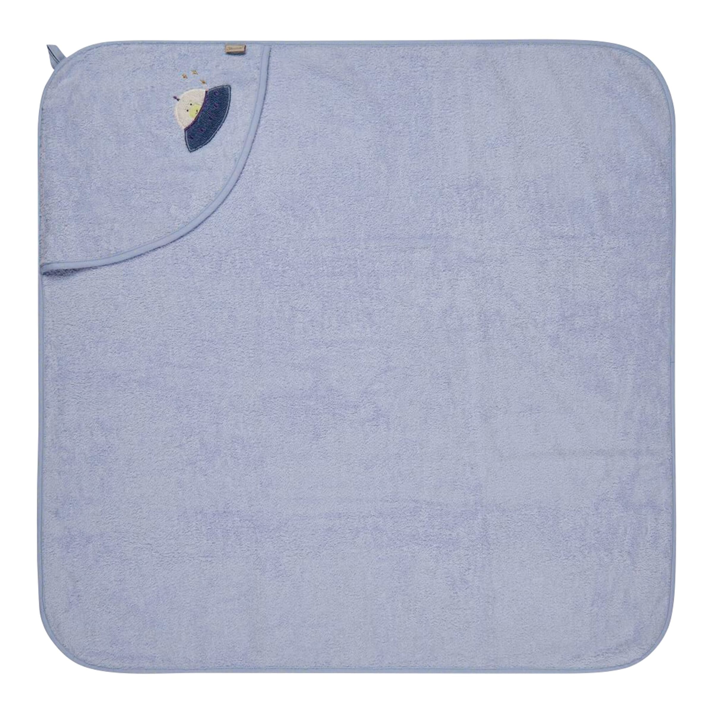Sterntaler Kapuzenbadetuch 80x80 cm blau