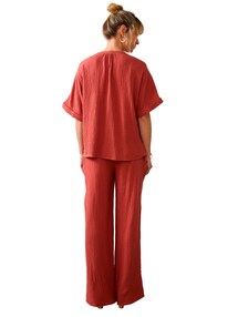 Bio-Kollektion: Umstands-Set mit 2 Hosen & 2 Oberteilen