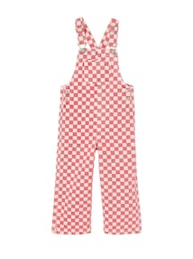 Latzhose Mädchen Twill, verstellbare Träger