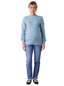 Wende-Pullover mit Alpaka für Schwangerschaft und Stillzeit