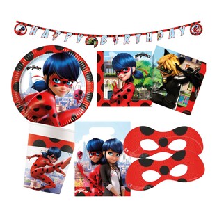 Partyset Miraculous Ladybug 49 tlg.