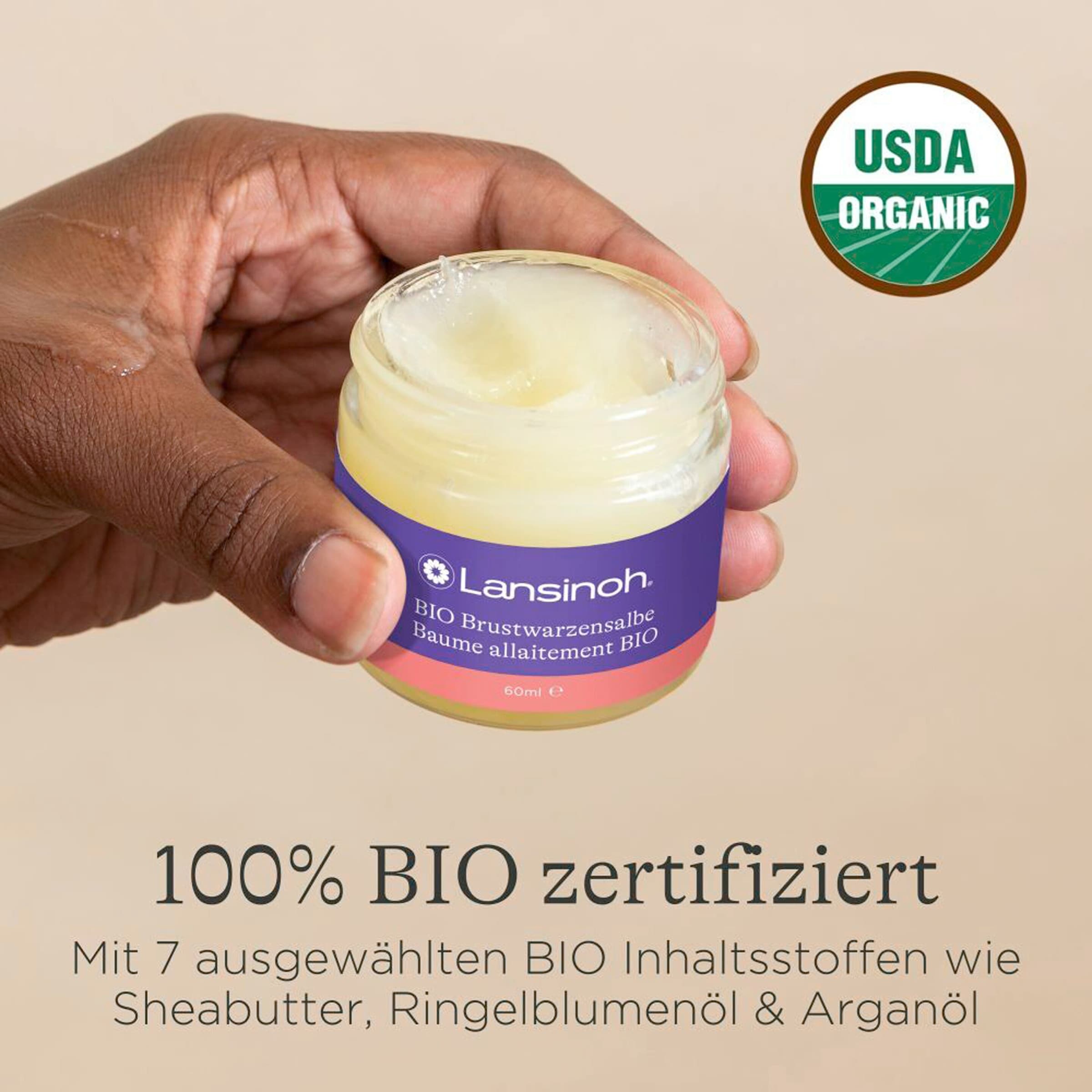 Lansinoh BIO Brustwarzensalbe 60 ml