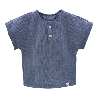 Musselin-T-Shirt Streifen