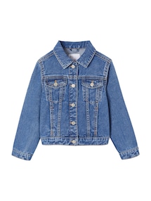 Mädchen Jeansjacke mit Druckknöpfen