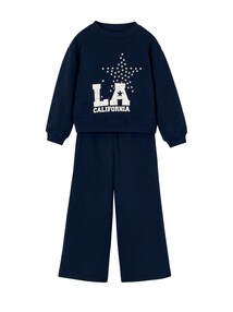 Sport-Set aus Sweatshirt und Jogginghose LA California Mädchen