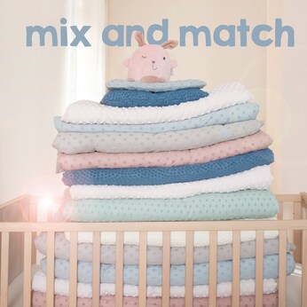 Decke in Strickoptik frosty almond 