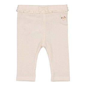 Legging ajours matière côtelée
