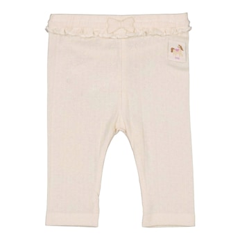 Legging ajours matière côtelée