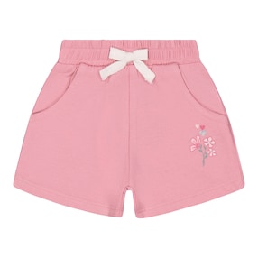 Short en molleton fleurs