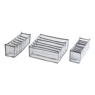 Rangement à linge pliable, 3 pièces