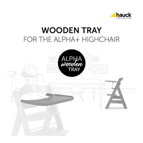 Hochstuhltisch Alpha Wooden Tray
