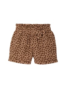 Mädchen Paperbag-Shorts, Musselin, Bundweite verstellbar