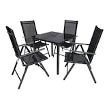 80x80 cm - Tisch & 4 Stühle