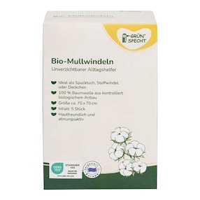 5er-Pack Bio-Mullwindeln