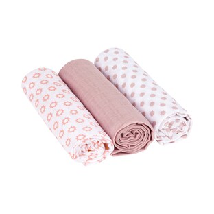 3er-Pack Mullwindel Swaddle & Burp Blanket L 85x85 cm