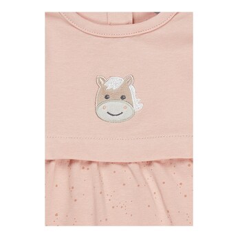 Kleid langarm Punkte