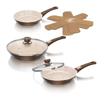 Pfannen-Set Cerafit Granit-Grand-Edition, 7-teilig