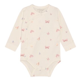 Body portefeuille manches longues papillons