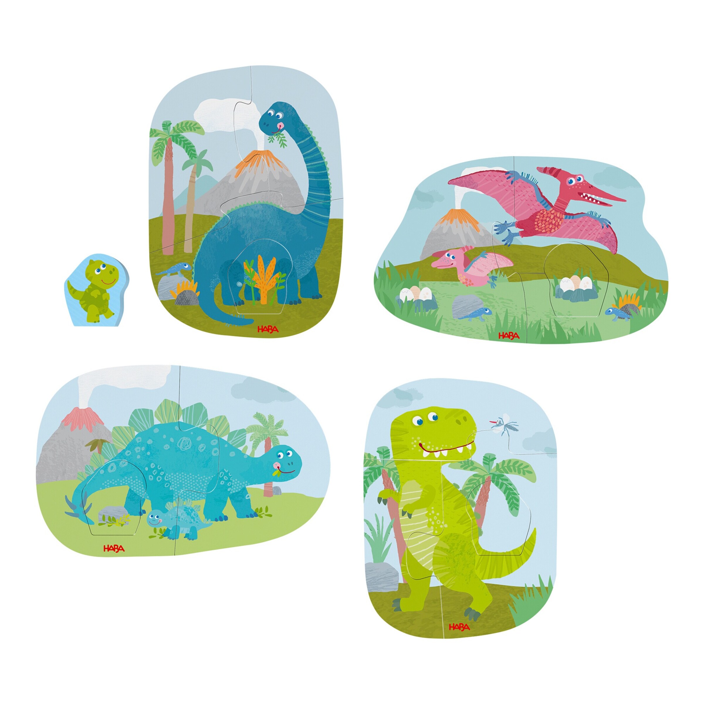 Haba 4 erste Puzzles - Dinos