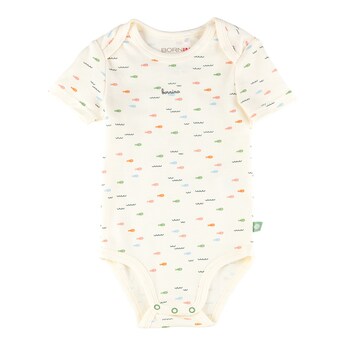 2er-Pack Bodys kurzarm Fische Papierboot