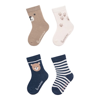 Lot de 4 paires de chaussettes ours