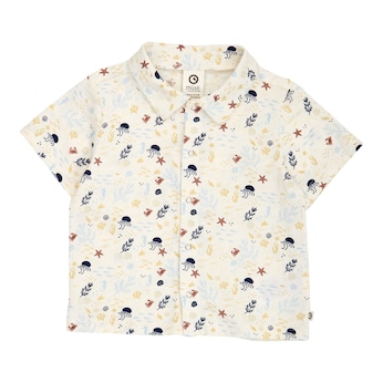 Chemise à manches courtes jersey océan