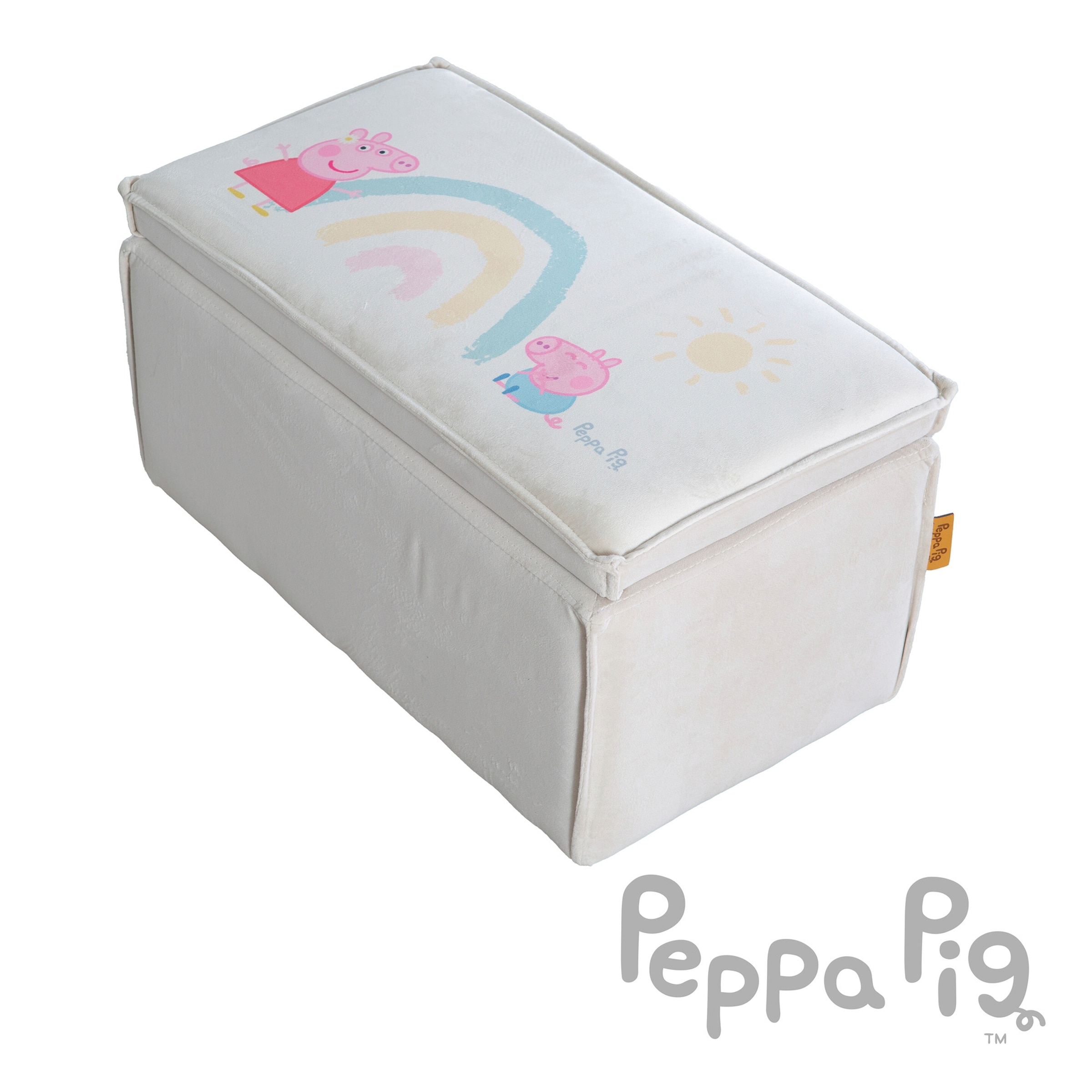 Roba Kinderhocker mit Aufbewahrungsfunktion Peppa Pig