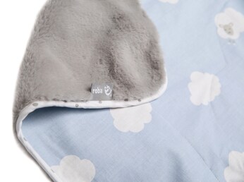 Kuscheldecke Kleine Wolke blau 