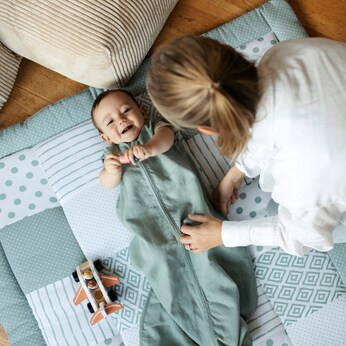 Krabbeldecke Patchwork 140x140 cm