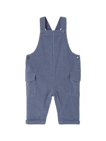 3-teiliges Baby-Set mit Geschenkbox: Shirt, Latzhose & Schmusetuch