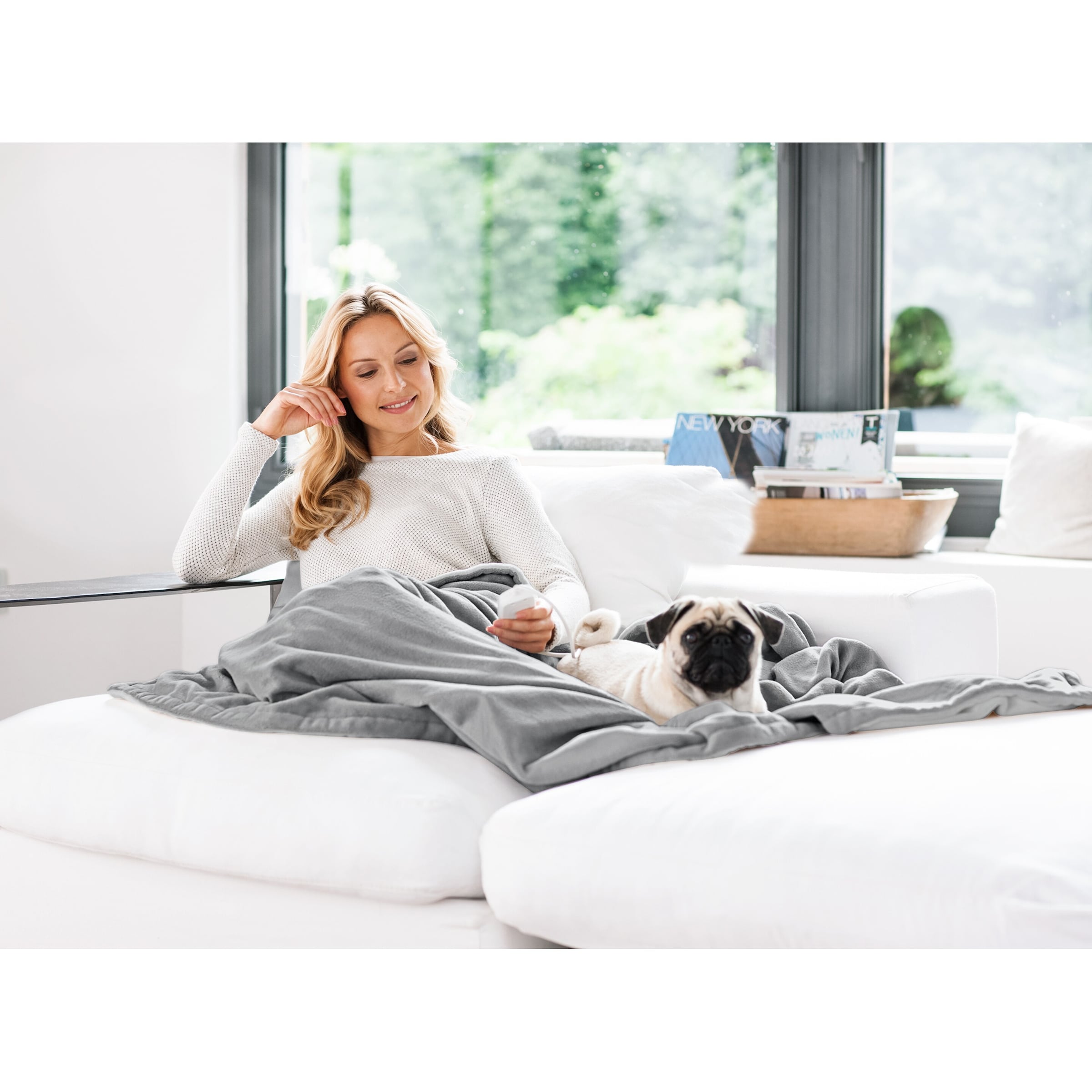 Kuschel-Heizdecke XXL