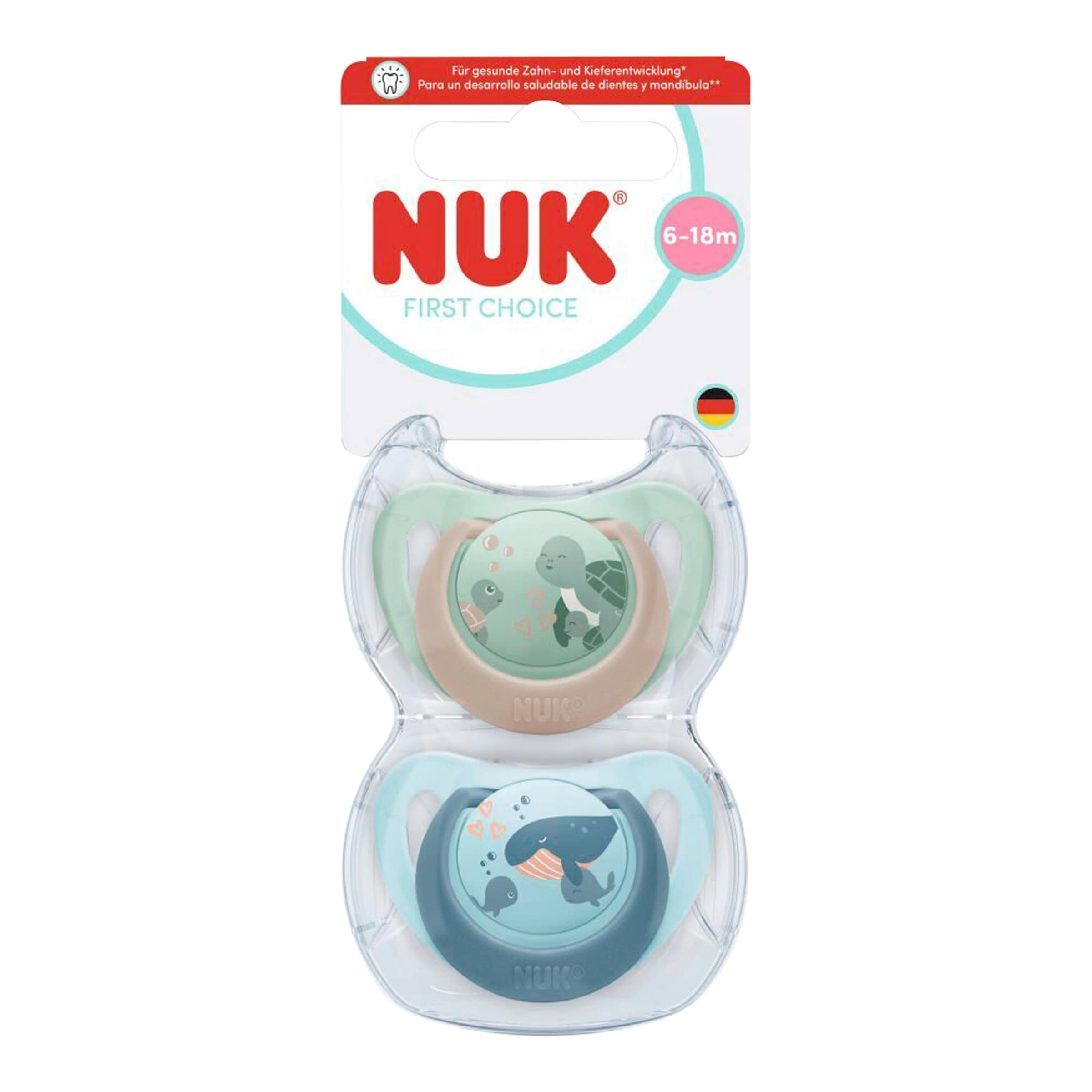 2er-Pack Schnuller First Choice, 6-18M
