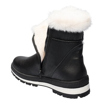 Kuschelstiefel mit Leder „Britta“, gefüttert