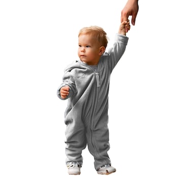 Overall Fleece-Overall mit Umschlagbündchen