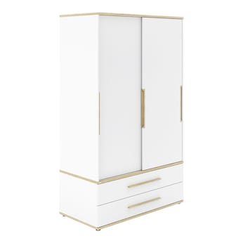 Kleiderschrank Yolanda 2-türig