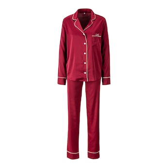 Stijlvolle pyjama gepersonaliseerd met initialen