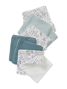 10er-Pack Baby Waschlappen mit Aufbewahrungsbeutel