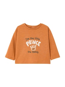 Langarmshirt mit Print Baby Jungen, Bio-Baumwolle