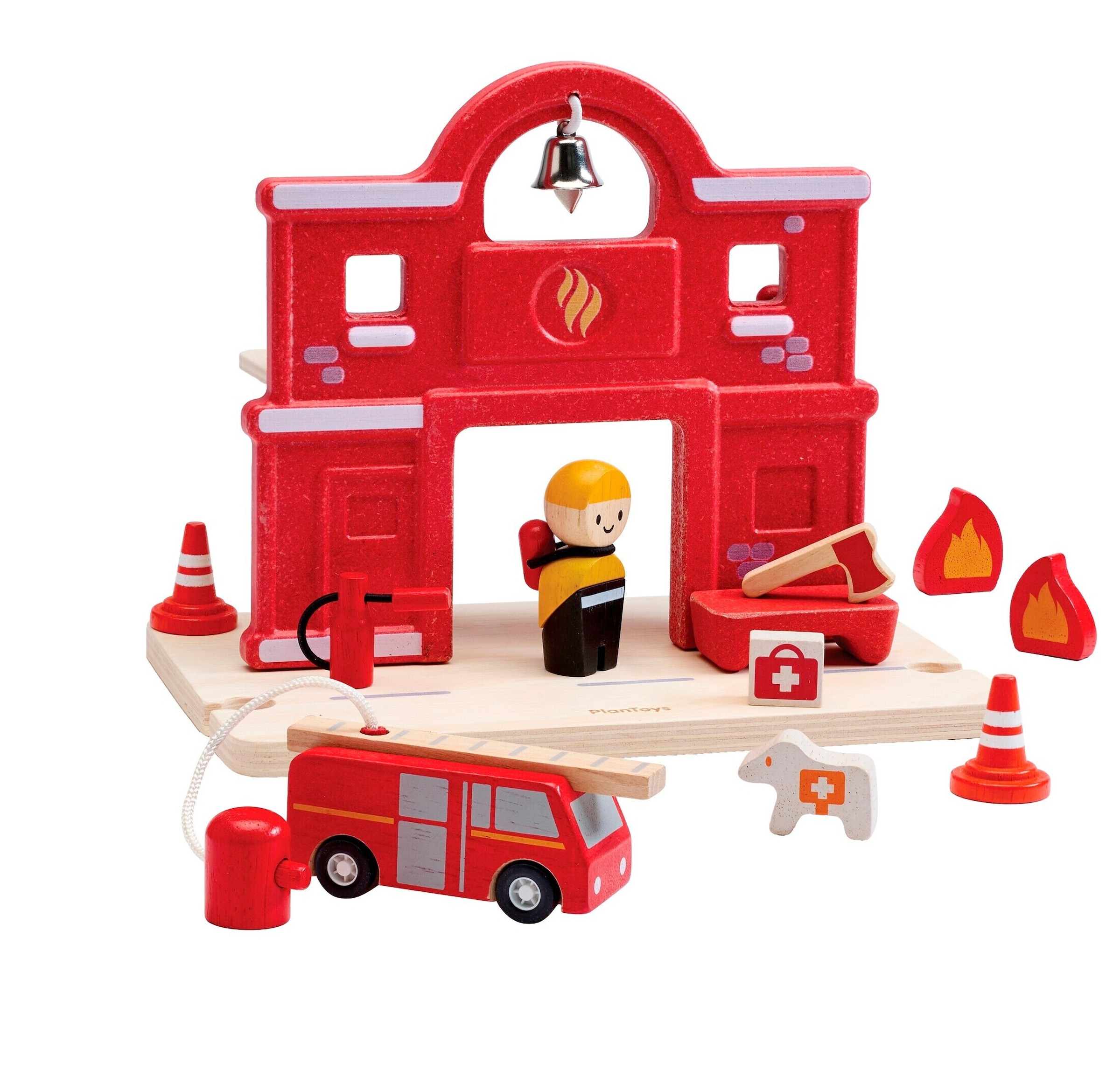 Plantoys Feuerwache - Straßenerweiterungsset