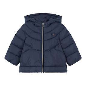 Steppjacke mit Kapuze