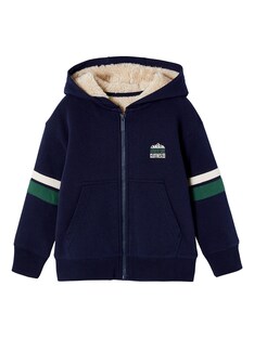 Jungen Kapuzensweatjacke mit Teddyfleece-Futter