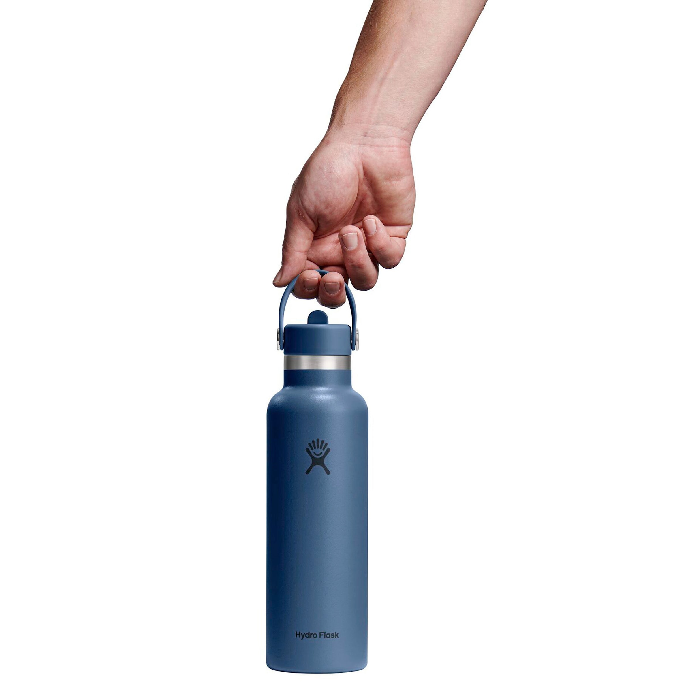 Trinkflasche mit Strohhalm 621ml