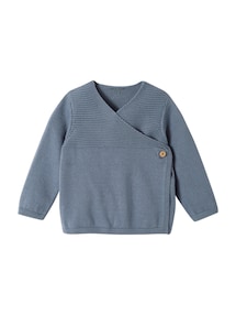 Bio-Kollektion: Strickjacke für Neugeborene