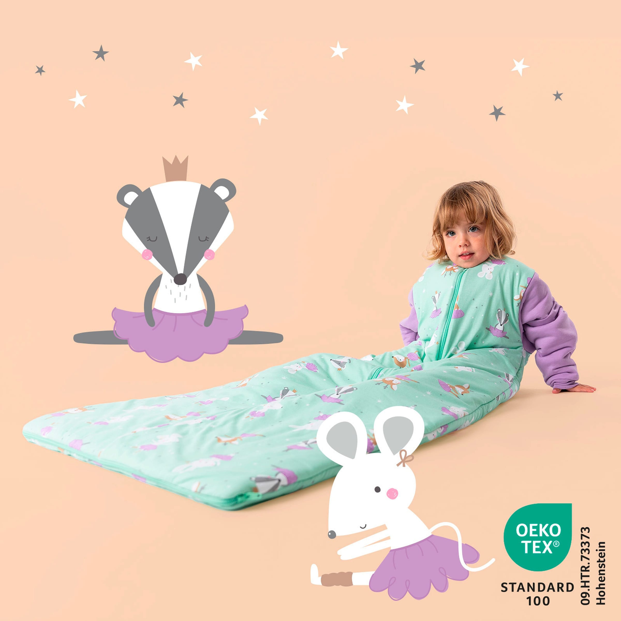 Schlummersack Schlafsack ohne Füßen 3.5 Tog