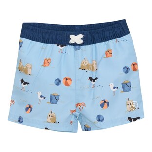 Short de bain avec empiècement couche plage