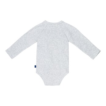 3er-Pack Wickelbodys langarm Elefant Ringel