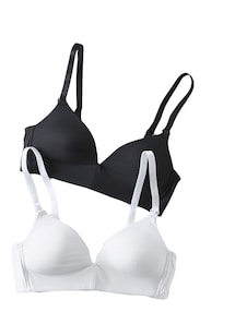 2er-Pack Still-BHs, Mikrofaser und Spitze