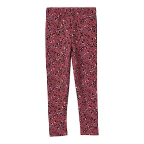 Legging en polaire doublé fleurs